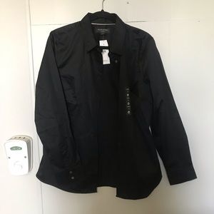 Black Collared Blouse